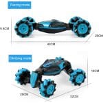 Automobil na daljinsko upravljanje sa pregledom svih strana vozila