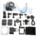 akciona 4K sportska kamera - ugao pogleda