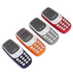 Poređenje veličine mini telefona sa referentnom skalom