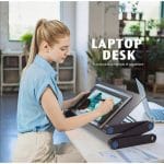 Sto za laptop prikazan iz bočnog ugla sa vidljivim kuljerom