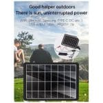 Sadržaj paketa solarnog panela 15w sa svim prilogoм