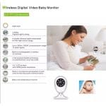 Kompletan sadržaj paketa baby monitor kamera sa svim delovima