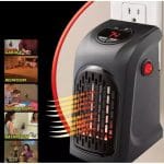 Zidna grejalica 400W Handy Heater bela sa crnim detaljima