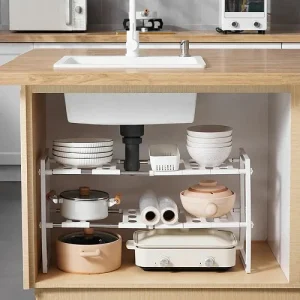 Podesiva polica za ispod sudopere