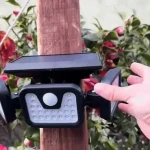 Solarni panel noću rad senzor pokreta aktivacija LED