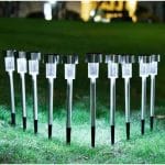 Detalj solarne panel LED lampe sa vidljivim tehnologijom