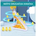 Svetleci tobogan patkice dete igra ambijentu upotreba