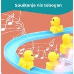 Svetleci tobogan patkice konektori merenja tehnički detalj