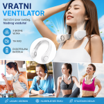 Vratni ventilator baterija napajanje kompaktan