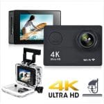 akciona kamera 4k pored novčića poređenje veličine