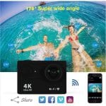 akciona kamera 4k sa baterijom runtime trajanje snimanja
