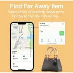 Smartphone aplikacija X-TAG lokatora sa mapom lokacije