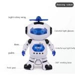 Igračka robot sa boka drugo uglao dizajna