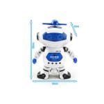 Igračka robot sa drugačije perspektive zadnji pogled