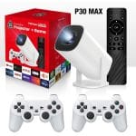 P30 MAX android projektor retro konzola kompletan pogled proizvoda