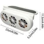 Solarni ventilator auto od bočne perspektive