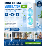 Mini klima ventilator 3 u 1 dvozonski, kompletan proizvod