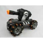 RC drift tenk u različitim ligama sa detaljima led svetala