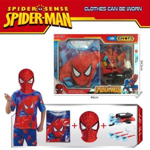 🕷️ Spiderman Set za Decu – Odelce, Maska i Spider Launcher sa Strelicama