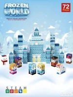 Minecraft magnetne magicne kocke 72 komada-FROZEN WORLD