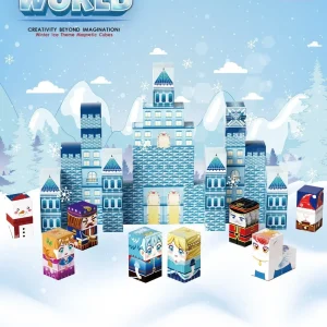 Minecraft magnetne magicne kocke 72 komada-FROZEN WORLD