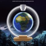 3D mesec lampa dekorativna — prednja strana