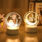 3D mesec lampa dekorativna — pakovanje