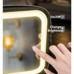 neseser za šminku sa LED ogledalom - podesivo LED osvetljenje