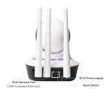 WiFi Kamera sa Rotirajućom Glavom i Tri Antene – Full HD – u upotrebi
