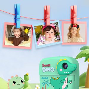 dinosaurus fotoaparat za decu - prednja strana