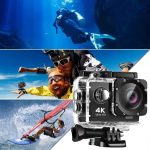 akciona kamera 4K WiFi — u upotrebi