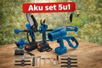aku baštenski set 5u1 — prednja strana