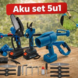 aku baštenski set 5u1 — prednja strana
