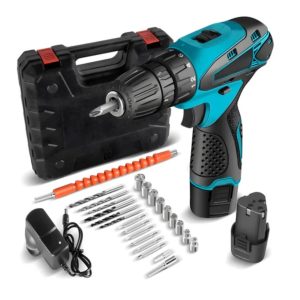 bežična aku bušilica brushless 12V — u upotrebi