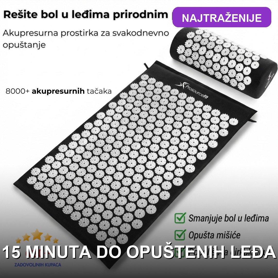 akupresurna-prostirka-za-masazu-ledja-glavna Akupresurna prostirka za masažu leđa sa hiljadama stimulativnih tačaka — TehnoLider