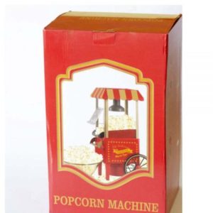 aparat za kokice retro — u upotrebi