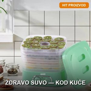 Aparat za sušenje hrane Food Dehydrator sa podesivom temperaturom na kuhinjskom pultu