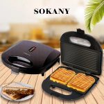aparat za tople sendviče — u upotrebi