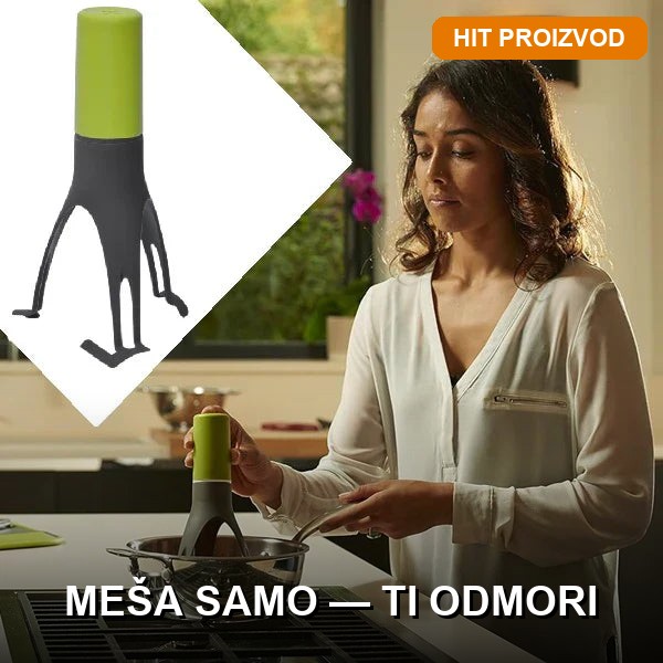 automatska-mesalica-za-kuvanje-glavna Automatska mešalica za kuvanje na baterije sa silikonskom glavom na beloj podlozi