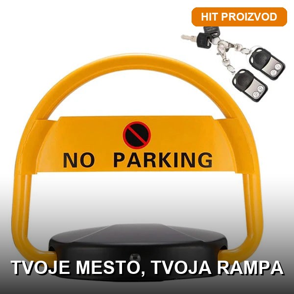 Automatska rampa za parking sa daljinskim Automatska rampa za parking sa daljinskim upravljačem i dva ključa — zaštita parking mesta
