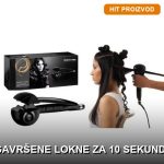Automatski uvijač za kosu sa keramičkom komorom i zvučnim signalom — savršene lokne za nekoliko sekundi