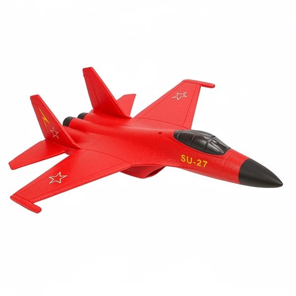 Penasta konstrukcija SU-27 Foam Fighter – otporna na padove Detalj krila SU-27 Foam Fighter RC aviona – fleksibilna penasta konstrukcija otporna na udarce