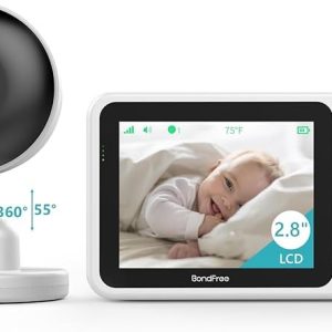 BabyGuard bebi monitor — detalj infracrvene noćne vizije, jasna slika bebe u mraku