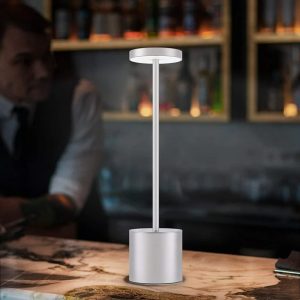 bežična LED stona lampa — prednja strana