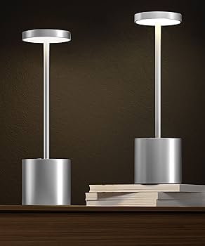bežična LED stona lampa — prednja strana