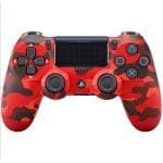 Bežični džojstik za PS4 DoubleShock 4 maskirni crveni sa svim komandama