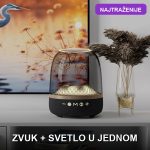 Bluetooth zvučnik sa LED osvetljenjem LP90 — kompaktan prenosivi zvučnik sa svetlosnim efektima