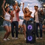 Detalj priključaka bluetooth zvučnika ZQS-4209 — AUX, USB i SD port