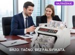 Profesionalni brojač novca sa UV detekcijom postavljen na radnoj površini