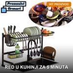 čelični stalak za kuhinju — prednja strana